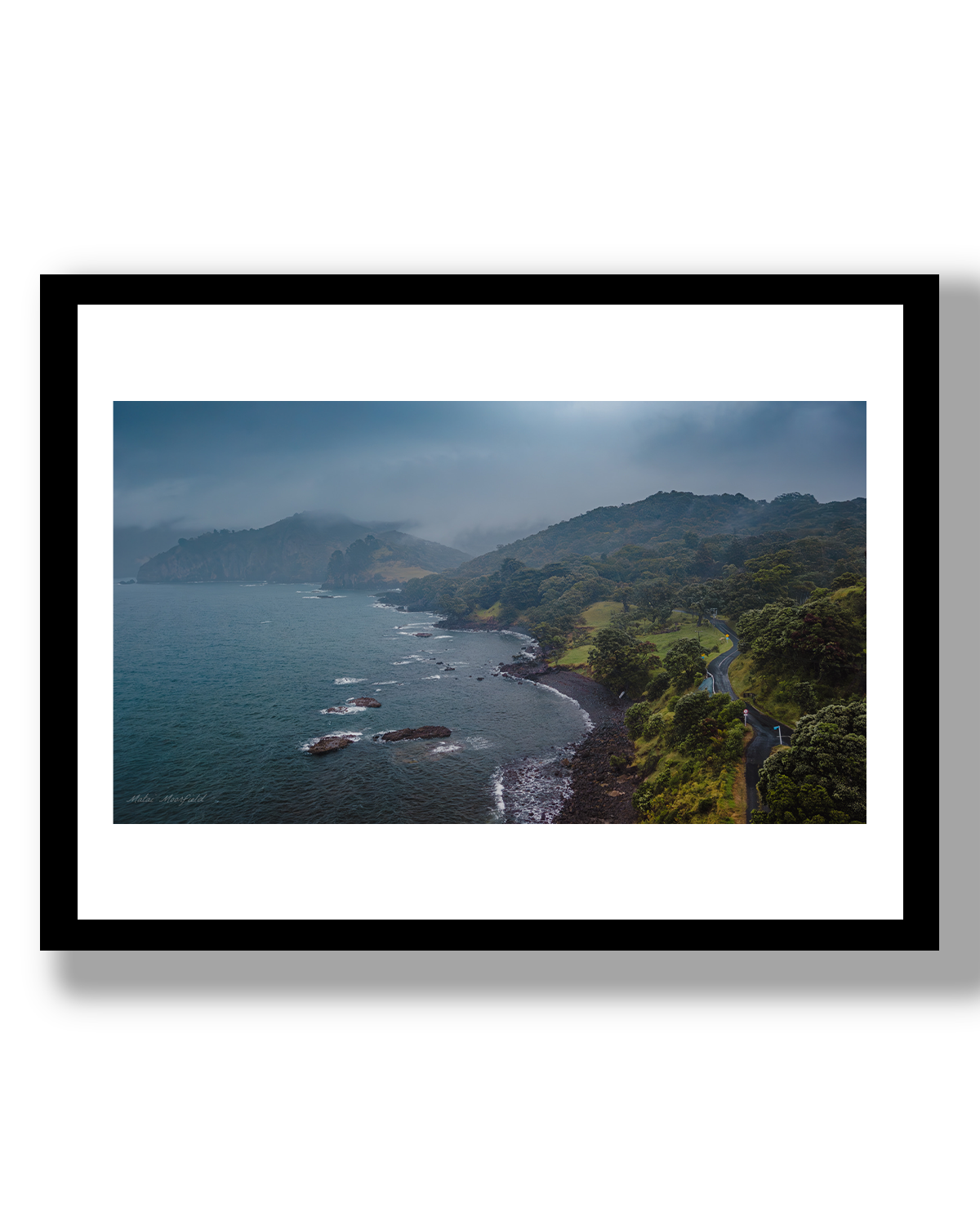 Tuateawa Coastline on a rainy morning - Coromandel, New Zealand — landscape photo by Matai Moorfield.